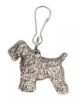 Мягкошерстный пшеничный терьер, сделано в Англии Коллекция Art Dog Zip Pull
