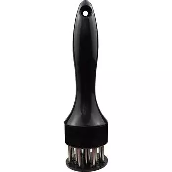 Мясоразмягчитель с ультраострым игольчатым лезвием из нержавеющей стали Кухонные гаджеты для размягчения и приготовления блюд на гриле, маринадов, стейков и птицы чёрный