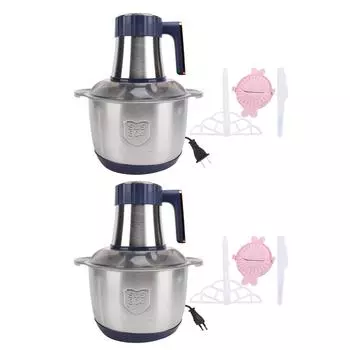 Мясорубка электрическая с чашей из нержавеющей стали 5 л, медным мотором 500 Вт для кухонного мяса V US Plug 110V