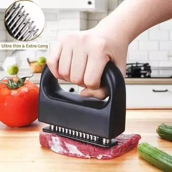 Мясорубка с 48 лезвиями из нержавеющей стали, ультраострые игольчатые мясорубки для размягчения стейка, говядины, кухонные гаджеты, аксессуары