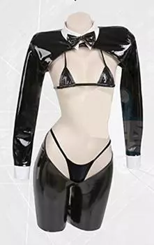 Мятежный кролик из искусственной кожи, зайчик, девочка, прозрачная открытая грудь, атмосфера, супер сексуальное искушение, фотосессии, косплей костюм [Одежда принцессы] L+