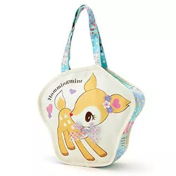 Мятная большая сумка Sanrio Humming (пэчворк)