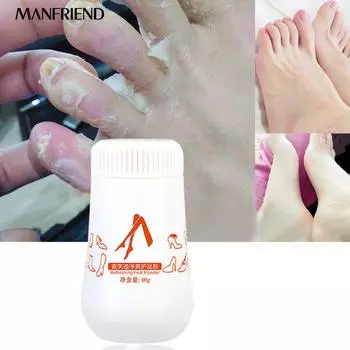 Мятная пудра для ног Запах для ног Пот для ног Кутин для удаления шелухи Уход за кожей 1pcs