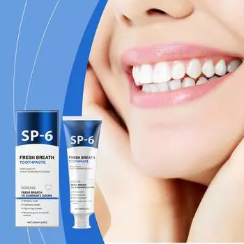 Мятная зубная паста Мягко очищает зубы Удаляет пятна Запах и заботится о гигиене полости рта Зубная паста One Size