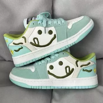 Мятно-зеленый нишевый дизайн Sense для пар, повседневные моральные тренировочные туфли Ins Style, универсальные легкие трендовые спортивные туфли для скейтборда для женщин 35