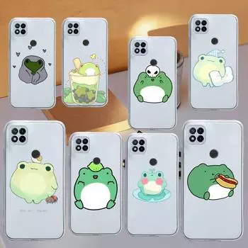 Мятно-зеленый забавный мультяшный чехол для телефона с лягушкой, прозрачный для Xiaomi redmi note 5 7 8 9 10 11 t SA lite pro, высокое качество redmi note9s