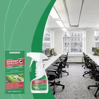 Мятный спрей для мышей отслеживание мышей в помещении и на открытом воздухе длительный антикрыс и мышей 120 мл