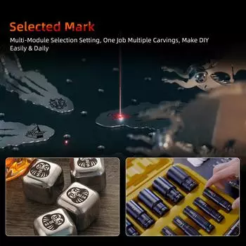 MR. Лазерный гравер CARVE M1 Pro, настольная маркировка, гравировальный маркер, высокоскоростной станок для EU Plug