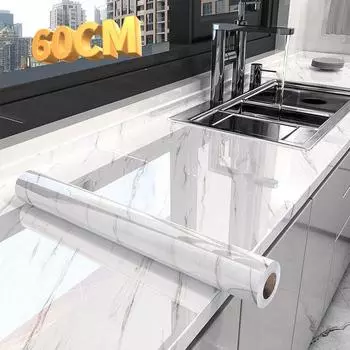 Мраморная кухонная маслостойкая пленка, плита, водонепроницаемые, влагостойкие, самоклеящиеся обои, столешница, ремонт шкафа, плитка, наклейка 60cm1m