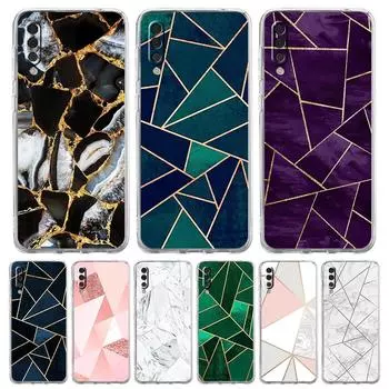 Мраморный геометрический чехол для телефона Samsung Galaxy A52 A50 A70 A10 A30 A40 A20S A20E A02S A12 A22 A72 A32 5G A04s мягкий прозрачный чехол Samsung A02S