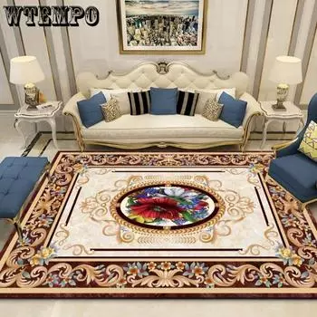 Мраморный ковер для гостиной, украшения дивана, стола, больших ковров, прихожей, балкона, длинного напольного коврика, противоскользящего коврика для двери 100 * 160cm