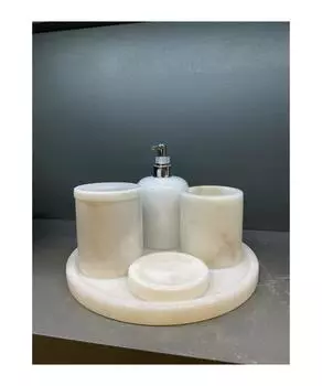 Мраморный набор для ванной комнаты