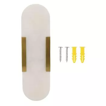 Мраморный настенный светильник Современные уникальные узоры 3000k Теплый свет Светильник для туалетного столика для столовых гостиных