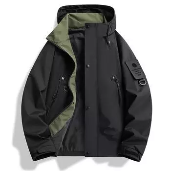 Mrat Водонепроницаемая мужская куртка с капюшоном, Дышащая, Ветрозащитная, Спортивная одежда, Рыбалка, Охота, Альпинизм, Пеший туризм, Быстросохнущая, M
