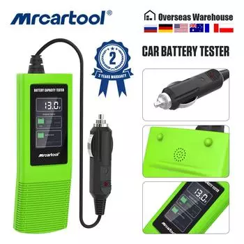 MRCARTOOL B50 Детектор уровня заряда автомобильного аккумулятора Анализатор емкости Определение мощности аккумулятора Анализатор тока автомобильного аккумулятора CHINA