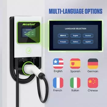 MRCARTOOL S311 EV зарядная станция тип 2 32A 7KW запланированная зарядка настенное зарядное устройство для электромобиля WallBox CHINA