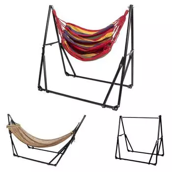 MRG 3way Hammock Freestanding Chair Hanging Rack для использования в помещении и на открытом воздухе Портативный складной подвесной стул Чехол для переноски Solo Camping Single Camping