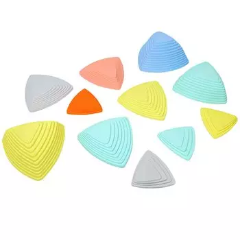 MRG Balance Set of Pastel Balance Stepping Play Kids Wrapping x 11 Piece Set Stones, 11, Детский тренировочный, Камни, Оборудование, В помещении, На открытом воздухе,