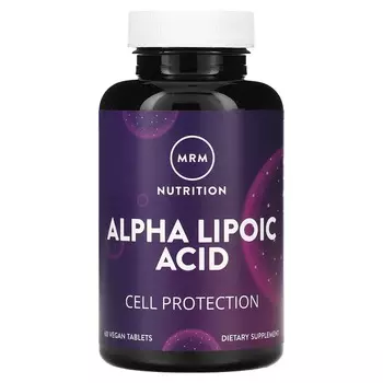 MRM Nutrition, Альфа-липоевая кислота, 60 веганских таблеток