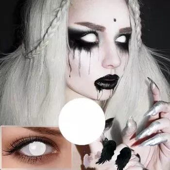 Mrs.H косплей черные, красные, синие цветные контактные линзы для глаз аниме линзы красочные для глаз цветные линзы косплей