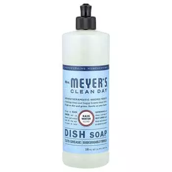 Mrs. Meyers Clean Day, Dish Soap, Rainwater, 473Ml(16Fl Oz)