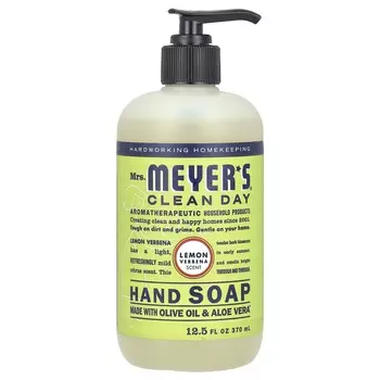 Mrs. Meyers Clean Day, Hand Soap, Lemon Verbena, 12.5 fl oz (370 ml)