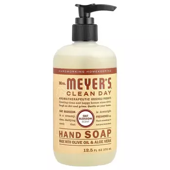 Mrs. Meyers Clean Day, Hand Soap, Oat Blossom, 12.5 fl oz (370 ml)