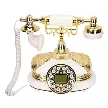 MS5600B Ретро Телефон Проводной Домашний Офис Отель Ретро Классическое Оформление Стационарный Телефон US Plug