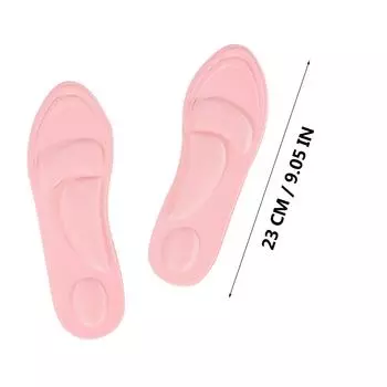 Ms 4D массажные декомпрессионные подушечки на высоких каблуках, абсорбирующие стельки на высоком каблуке чёрный