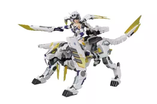 MS GENERAL MG 06 Xiahou Jun x Rikugo сборная пластиковая модель [Shokon Hime] [Rikugo] 1/12 ПВХ и АБС белый
