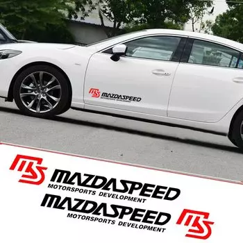 ms Mazda Универсальная наклейка на кузов Atenza Axela Боковая дверь Прохладная водонепроницаемая термостойкая CX-3 CX-4 CX-5 CX-8 (черный)
