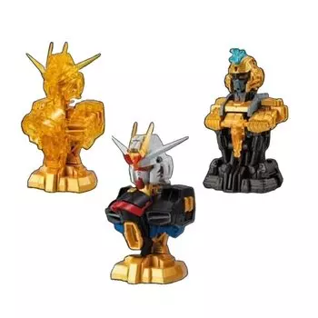 MS Mechanical Bust 06 Strike Freedom Gundam Type 2 All 3 Types Set Full Comp Gacha Gacha Capsule Toy