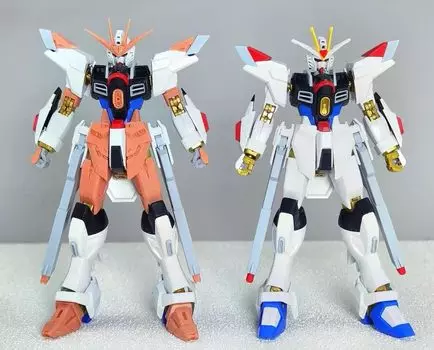 MS robot modification detail up parts made by 3D printer PLA HG Mighty Strike Freedom (for 1/144 Gundam) [item] оранжевый