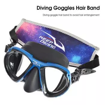 MSC-492 Профессиональные очки для дайвинга, повязка для волос с уникальным принтом, предотвращает спутывание волос, противоударная обертка для длинных волос для подводного плавания B