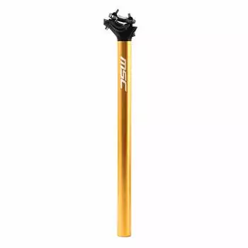 Msc Bikes Aluminum 6061 Straight Seat Post Gold ALUP272400DC1YE 27.2400