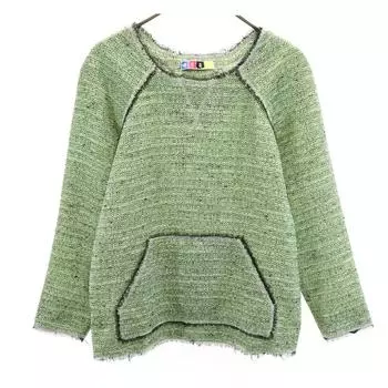 MSGM сделано в Италии Длинный рукав Крой 38 Зеленая система Женщины Б/у