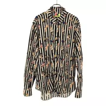 MSGM stripe Long sleeve Button down shirt 41 Men s Used