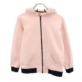 MSGM Толстовка с длинным рукавом на молнии Розовая Женская Б/У