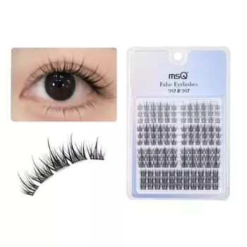 MSQ Накладные ресницы Барби Накладные ресницы Кролик Мультяшные ресницы Женские Натуральные Тонкие Рыбий Хвост Накладные Ресницы Моделирование Тонкий Клей Кластер S