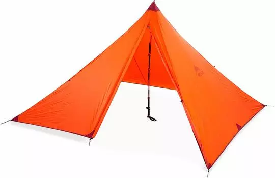 MSR Outdoor Camping Monopole Shelter Front Range Orange для 4 человек, японский 37038 [Подлинный продукт] оранжевый