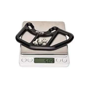 MTB Bash Guard Защита велосипедной цепи Защита цепи велосипеда из алюминиевого сплава CG23 серебряный