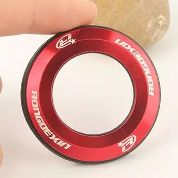 MTB Bicycle Headset Cap Mountain Bike Top Cap Flat Styler CNC Portable красный