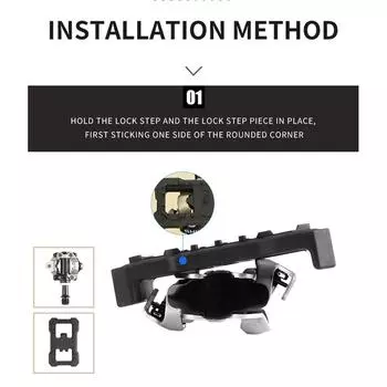 MTB Педаль Конвертер Велосипедные Педали Без Контакта Конвертер Для Shimano Велосипед Горный Плоский Педаль Адаптер Z8O8 Black-1pair