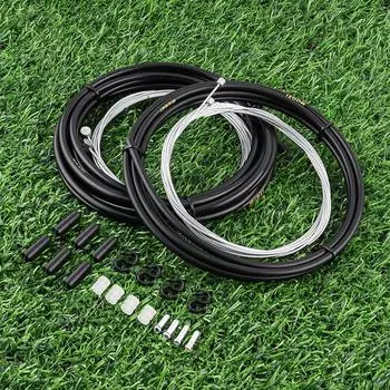 MTB Road Bike Brake Cable Shift Line Set Universal Transmission Tube Bicycle Shift Cable Oil Pipe Front And Rear Brake Lines Kit
