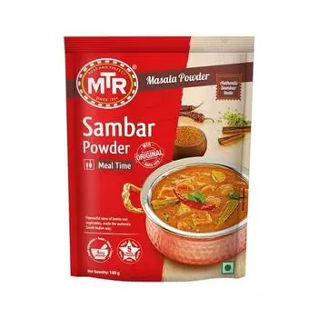 MTR Sambar Powder | Традиционные Масалы | Аутентичный Рецепт | 100 г