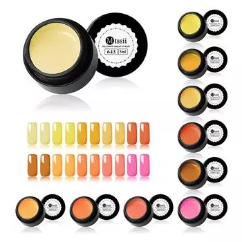 Mtssii 5 мл Soak Off светодиодный УФ-гель-лак чистый цвет долговечная краска DIY украшение для дизайна ногтей