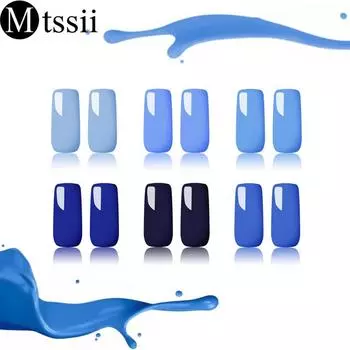 Mtssii 6 цветов УФ-светодиодный лак для ногтей долговечный скульптурный гель DIY дизайн живопись украшение