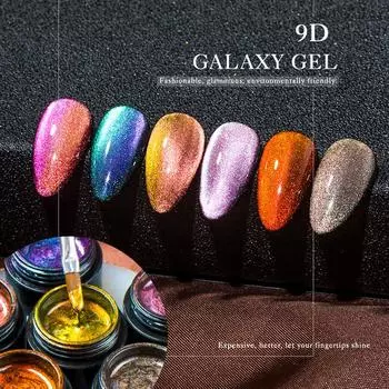 Mtssii 9D лак для ногтей «кошачий глаз» замачиваемый УФ-гель с эффектом звездного неба, лак с черной базой