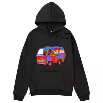 MttJoyy толстовки Hippi Van Bus толстовка женские/мужские топы 90-х годов модная одежда Harajuku унисекс пуловер с героями мультфильмов Y2k одежда унисекс L