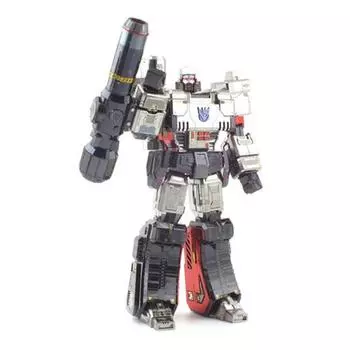 MU LEFRICA Transformer G1 3D Metal Block Megatron Цветная версия MU172209 Корейский стереоскопический пазл